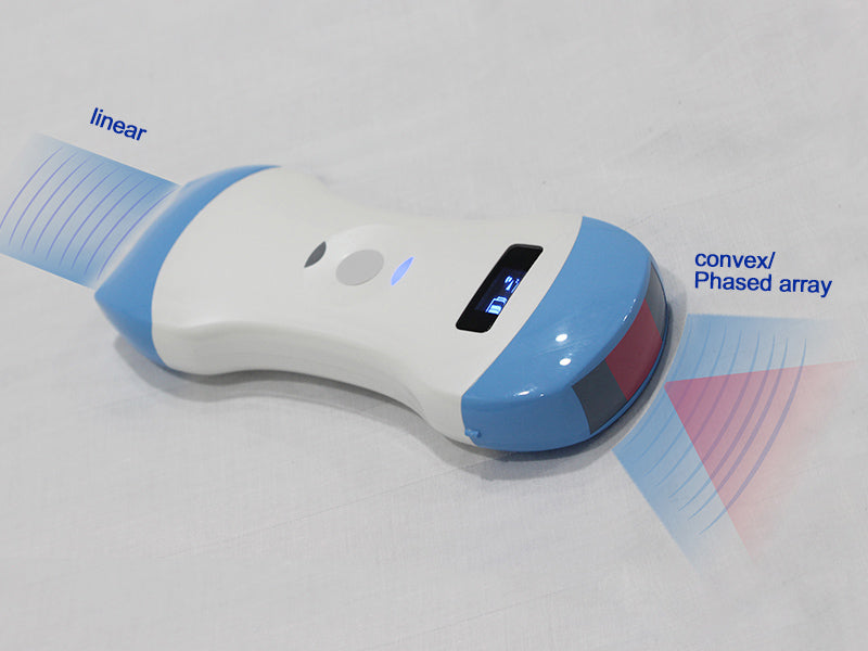 C4PL 128 Elements Portable Double Head Waterproof Mini Wifi Color Doppler Wireless Linear & Convex Ultrasound Probe wireless