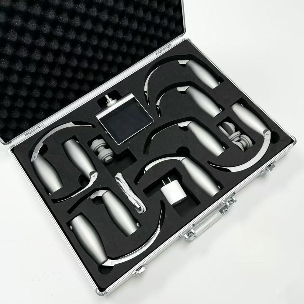 Newscope Video Laryngoscope with 9 Reusable Blades portable digital intubation Video Laryngoscope